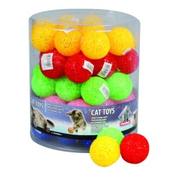 Flamingo kassi mänguasi, glitterpall 5 cm