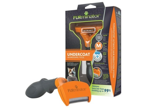 Furminator aluskarva kamm, M, pikakarvalisele koerale