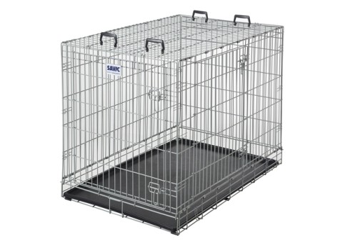 Savic Dog Residence tsingitud metallpuur koertele L93x61x68 cm