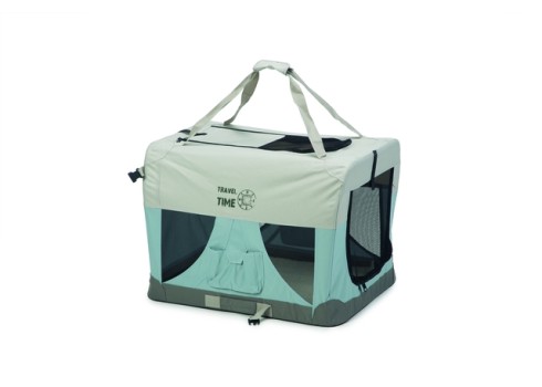 Beeztees tekstiilpuur koerale, 81 x 58 x 58 cm, hall-sinine