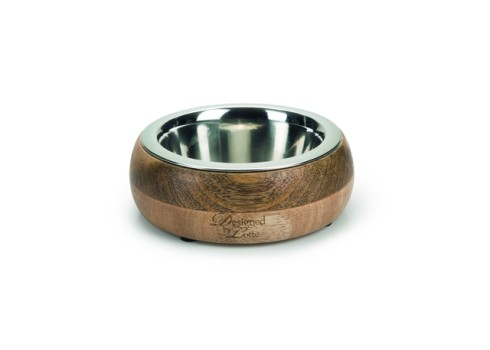 Beeztees Design By Lotte koera kauss Mandira puust 13,5 cm