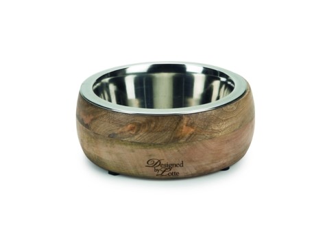 Beeztees Design By Lotte koera kauss Mandira puust 16,5 cm