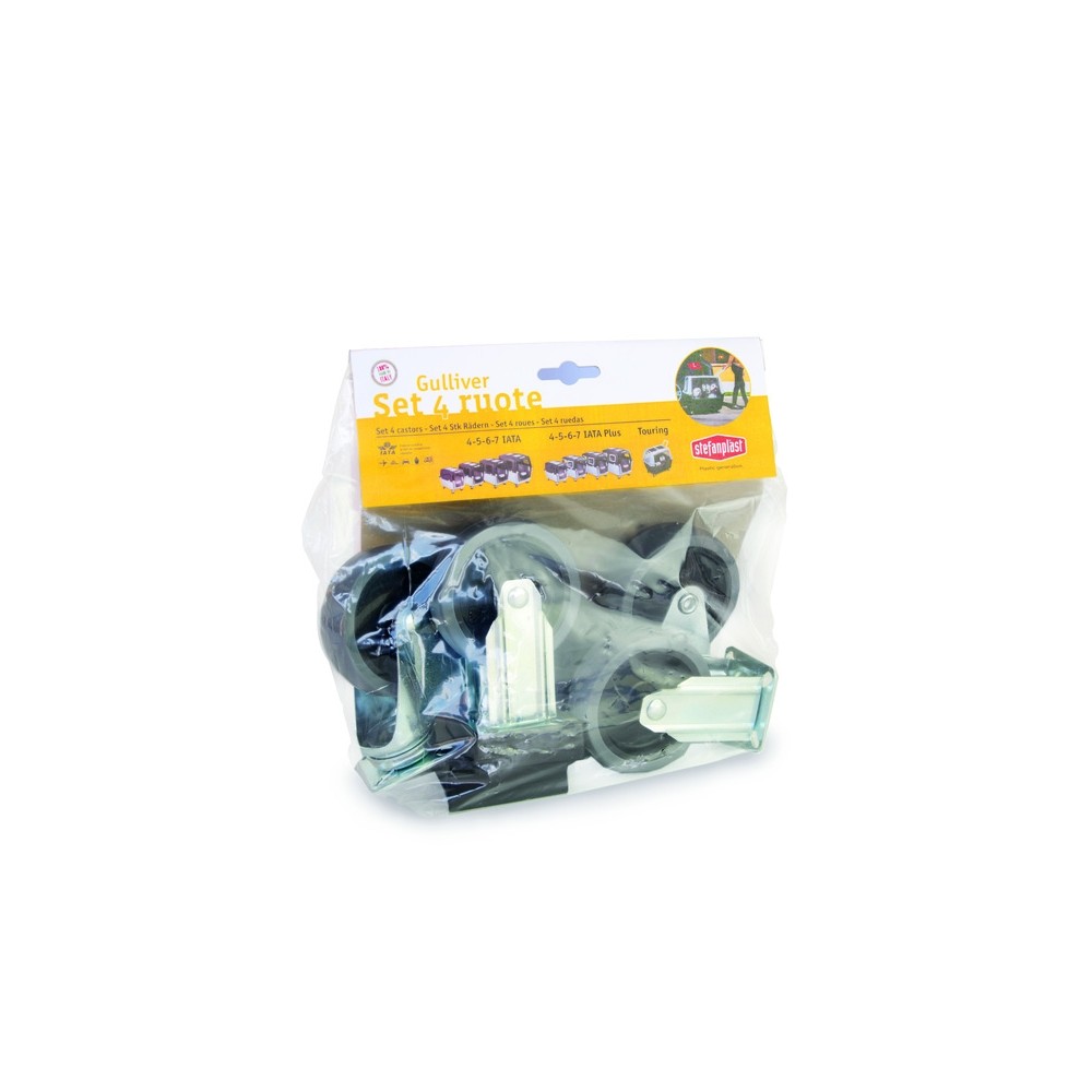 Stefanplast Gulliver 4-5-6-7 transpordipuuri rattad, 4 tk