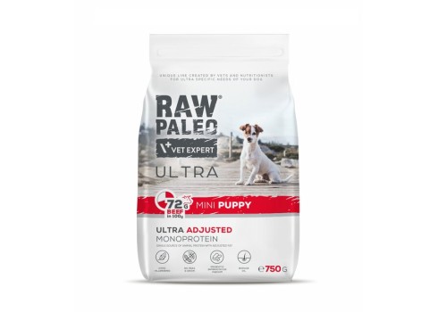 RAW PALEO KUTSIKA TÄISSÖÖT ULTRA MINI VEIS 750G