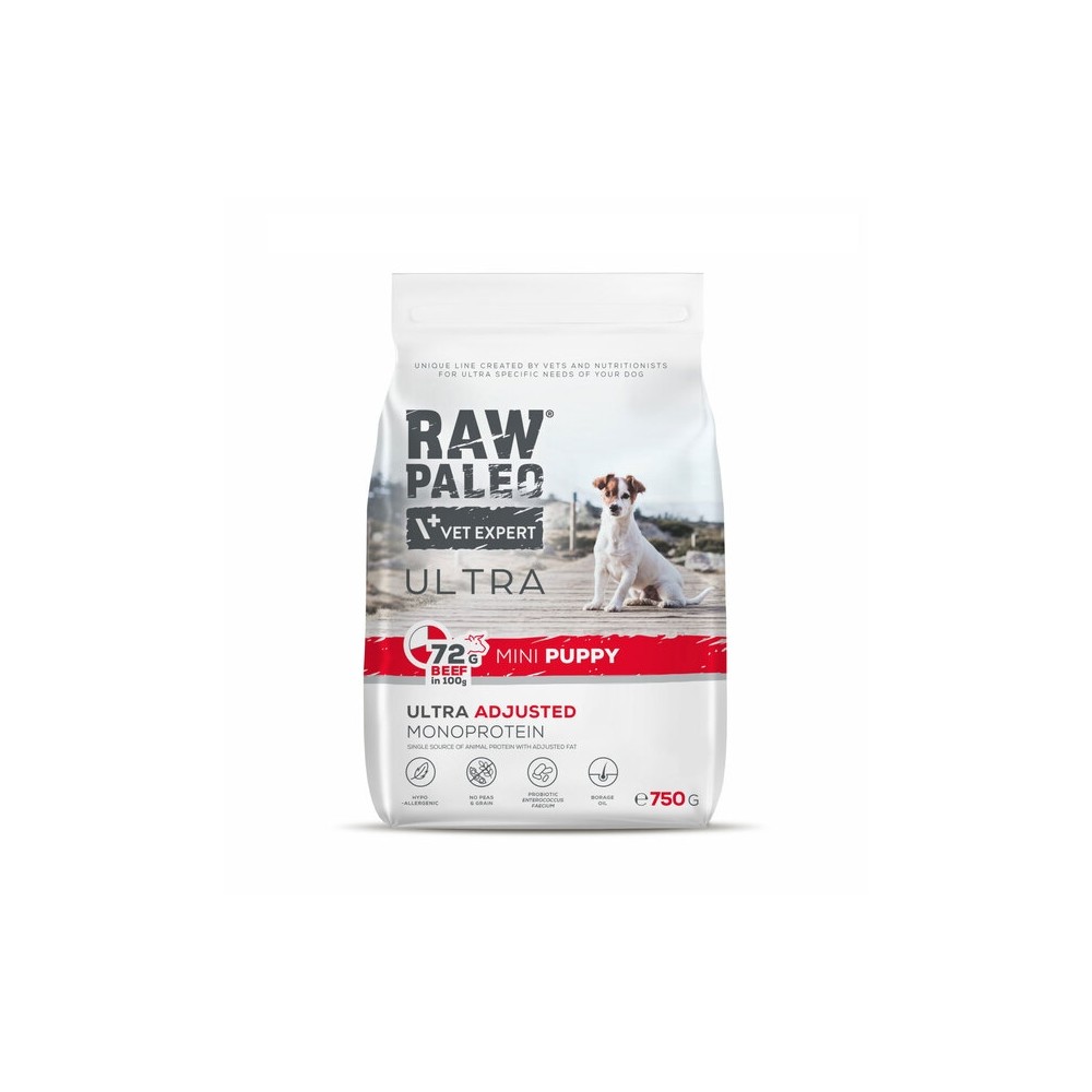 RAW PALEO KUTSIKA TÄISSÖÖT ULTRA MINI VEIS 750G