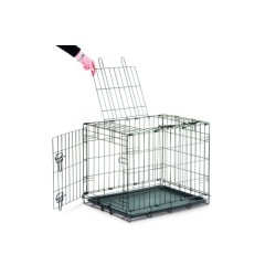 Savic Dog Cottage metallist puur koerale 50 x 30 x 36,5 cm, must