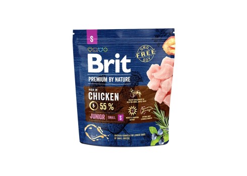 Brit Premium by Nature Junior S koeratoit 1 kg
