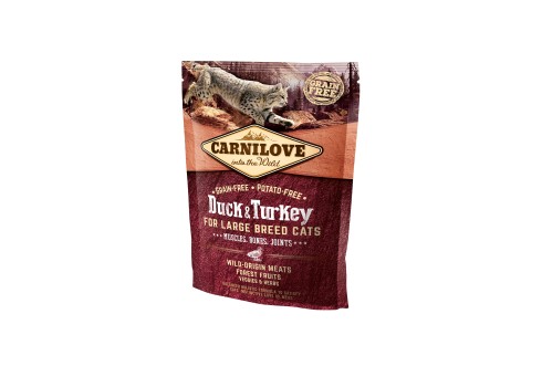 Carnilove Duck & Turkey for Large Breed kassitoit 400g
