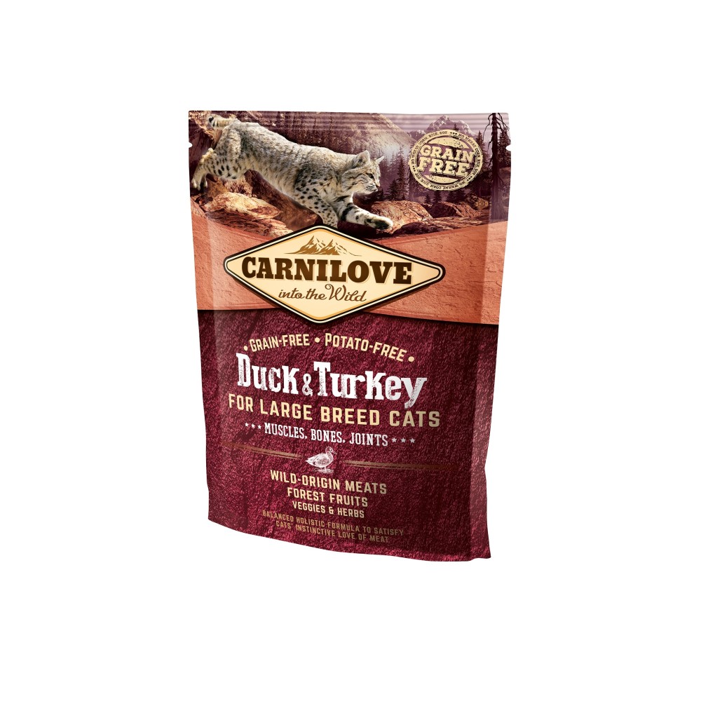 Carnilove Duck & Turkey for Large Breed kassitoit 400g