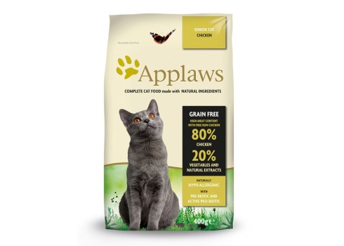 Applaws Senior kuivtoit kassidele, kanalihaga, 400 g