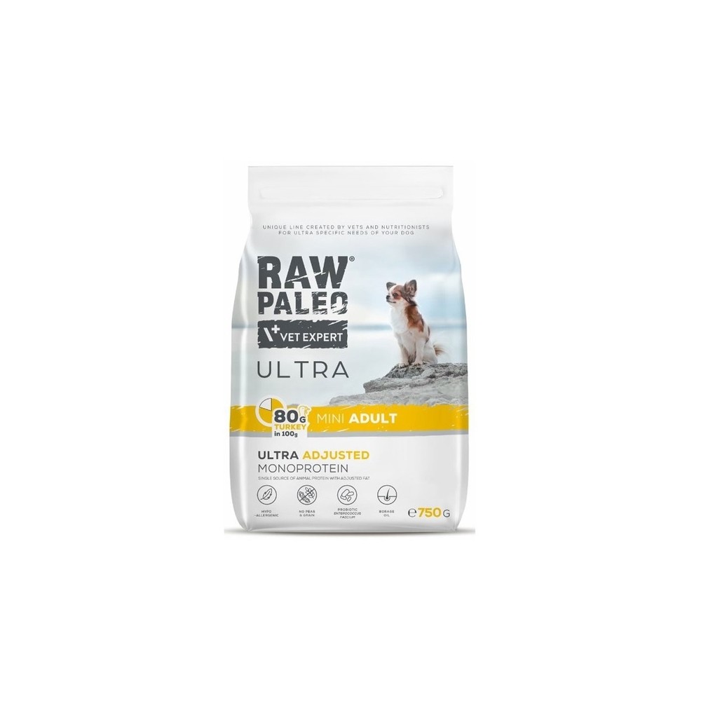 RAW PALEO KOERA TÄISSÖÖT ULTRA MINI KALKUN 750G
