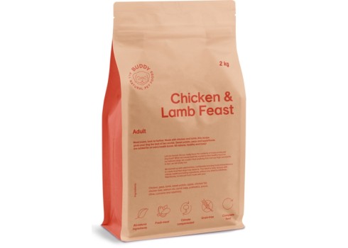 BUDDY KOERA TÄISSÖÖT KANA-LAMMAS 2KG