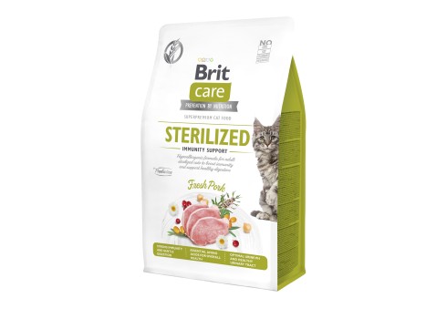 Brit Care Cat Grain-Free Sterilized Immunity Support kassitoit 0,4kg