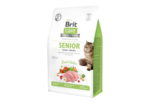 Brit Care Cat Grain-Free Senior Weight Control kassitoit 0,4 kg