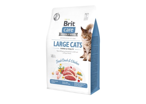 Brit Care Cat Grain-Free Large Cats Power Vitality kassitoit 0,4 kg