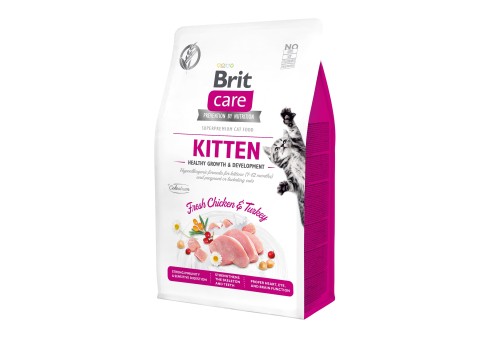 Brit Care Cat Grain-Free Kitten Healthy Growth kassitoit 0,4kg
