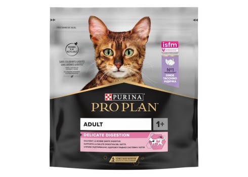 Purina PRO PLAN kassitoit Delicate digestion kalkuniga, 0,4kg