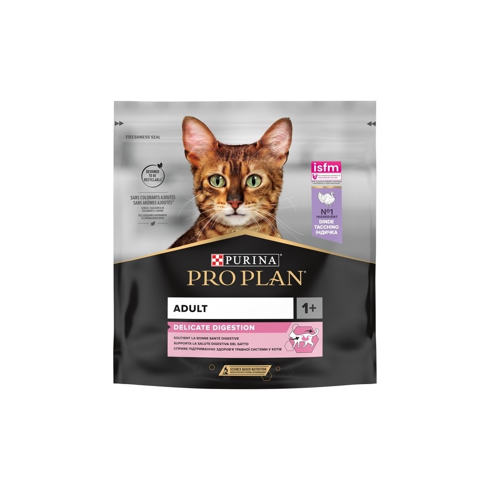 Purina PRO PLAN kassitoit Delicate digestion kalkuniga, 0,4kg