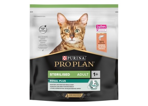Purina PRO PLAN kassitoit STERILISED RENAL lõherikas, 400 g