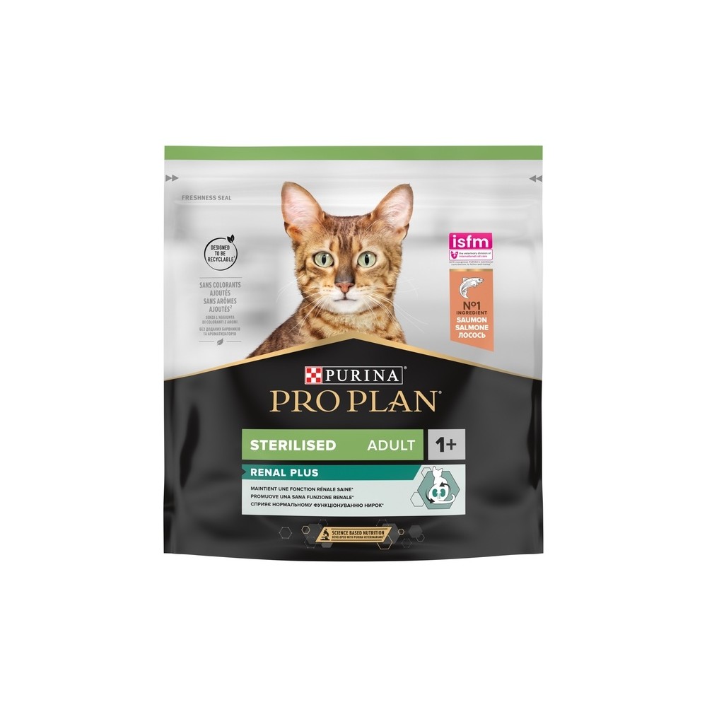 Purina PRO PLAN kassitoit STERILISED RENAL lõherikas, 400 g