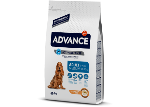 ADVANCE koeratoit Medium Adult Chicken 14kg