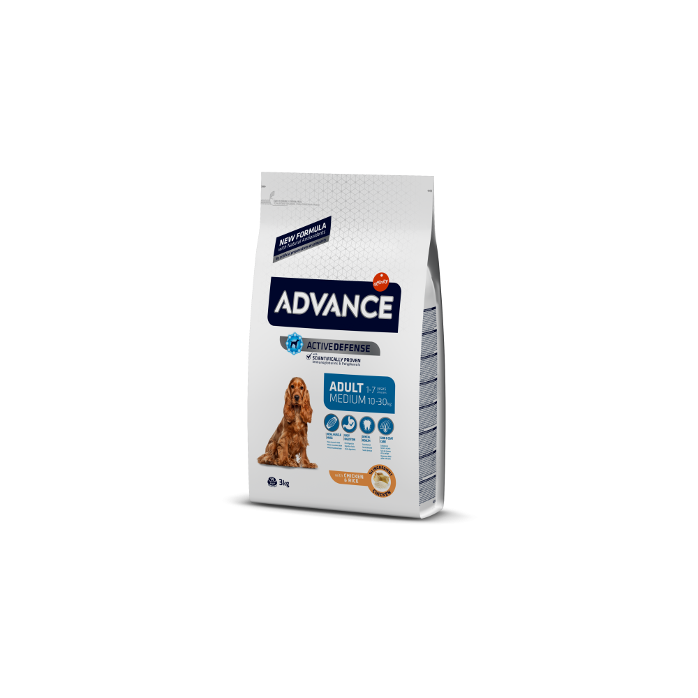 ADVANCE koeratoit Medium Adult Chicken 18kg