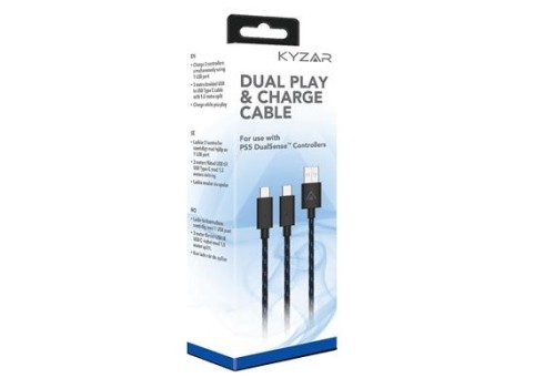Kaabel Kyzar DUO laadimiskaabel PS5
