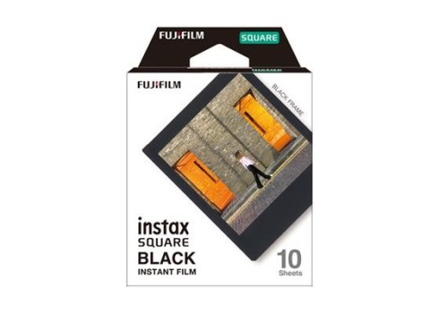 Cartrige Colorfilm Square Glossy Black Frame 10x