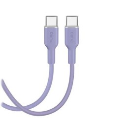 Cable Puro Soft USB-C-USB-C 1.5m, Pink
