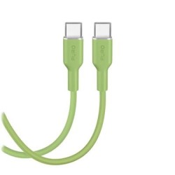 Cable Puro Soft USB-C-USB-C 1.5m, Green