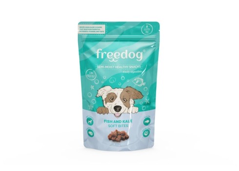 FREEDOG KOERA MAIUS SEMI-MOIST KALA-LEHTKAPSAS 100G