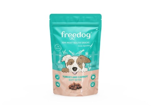 FREEDOG KOERA MAIUS SEMI-MOIST KALKUN-PORGAND 100G