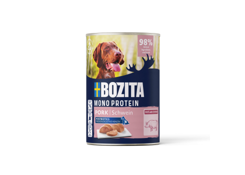Bozita Pâté Monoprotein Pork täissööt koerale 6x400g