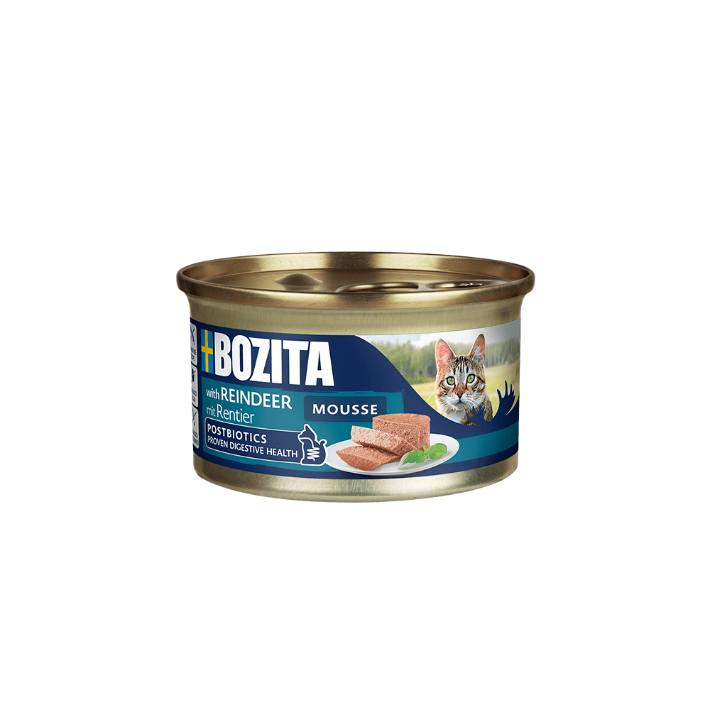 Bozita Mousse with Reindeer kassi täissööt 12x85g