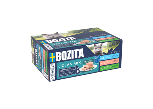Bozita Mousse Ocean Mix kassi täistoit 12x85g