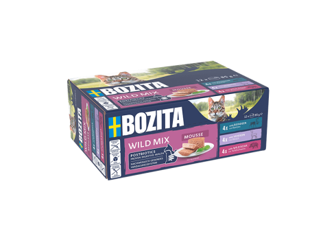 Bozita Mousse Wild Mix kassi täistoit 12x85g