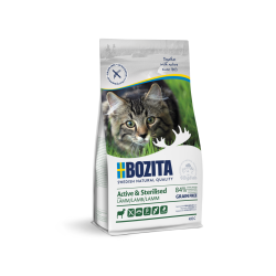 Bozita Active & Sterilised Grain Free Lamb kassitoit 400g