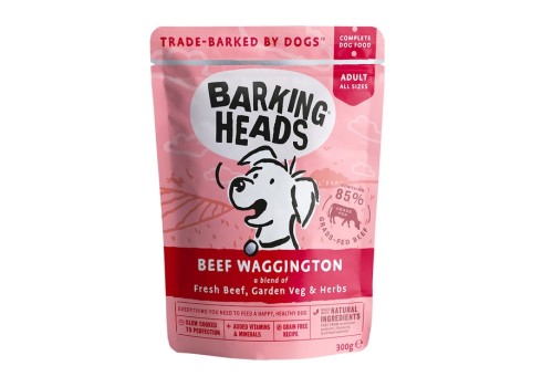 Barking Heads Beef Waggington einekotike, 300 g