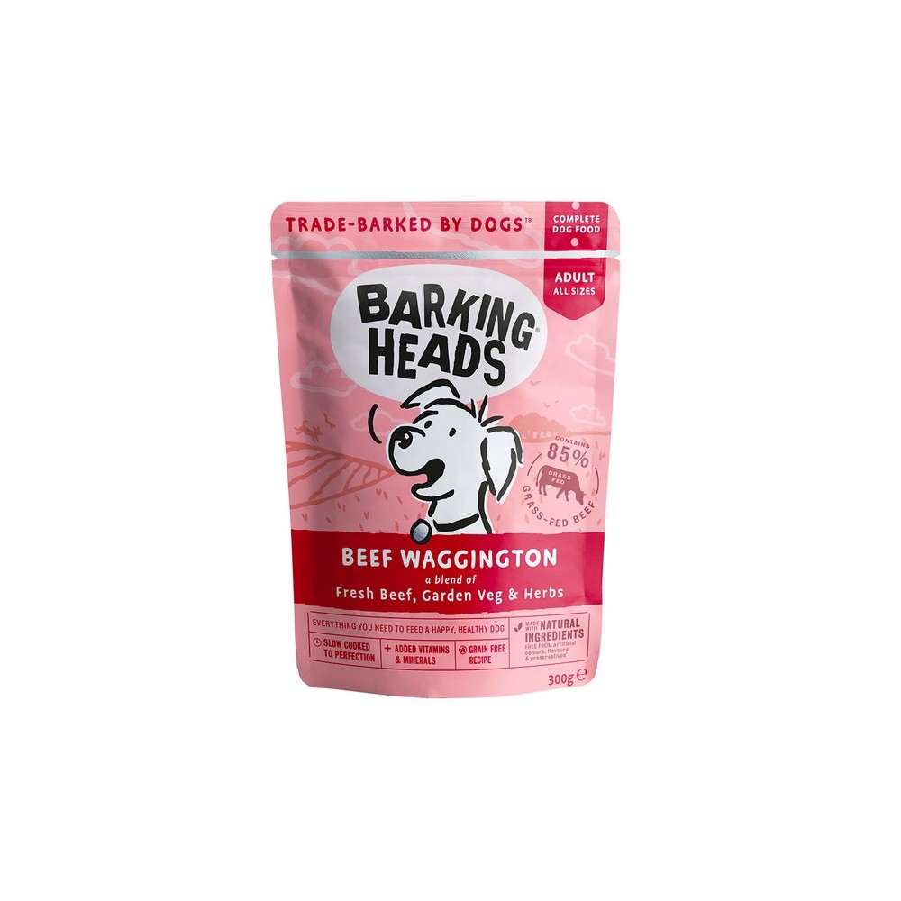 Barking Heads Beef Waggington einekotike, 300 g