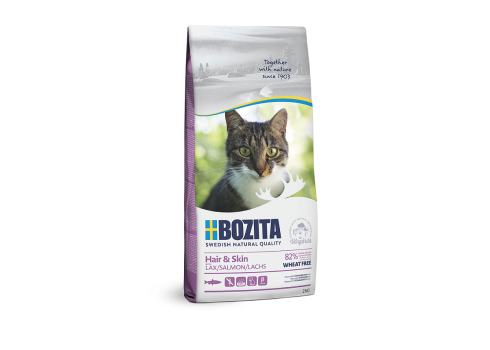 Bozita Hair & Skin – Wheat Free Hairball Salmon kassitoit 400g