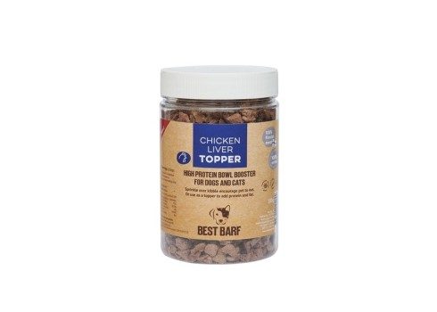 Best Barf külmkuivatatud maius, kana maksa topper 100 g