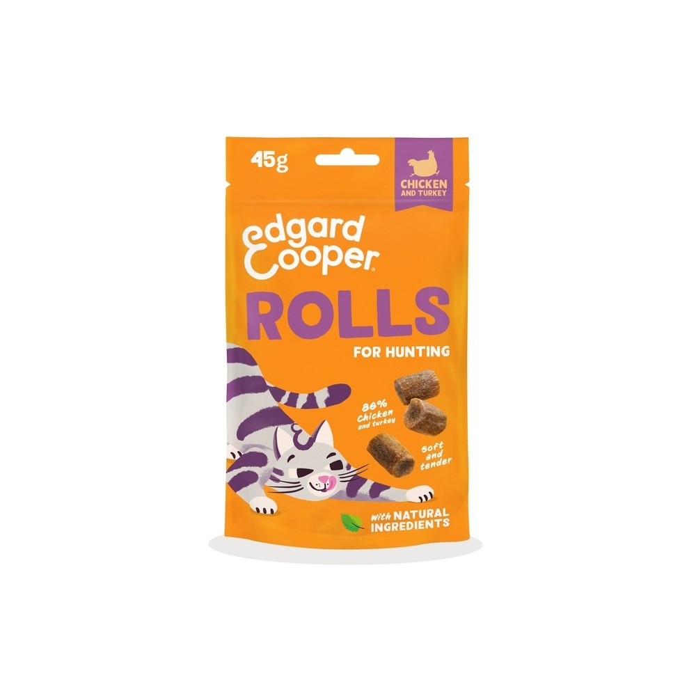 Edgard Cooper kassi maius Rolls, kana-kalkun 45g