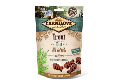 Carnilove Dog Snack Trout & Dill maiused koerale 200g