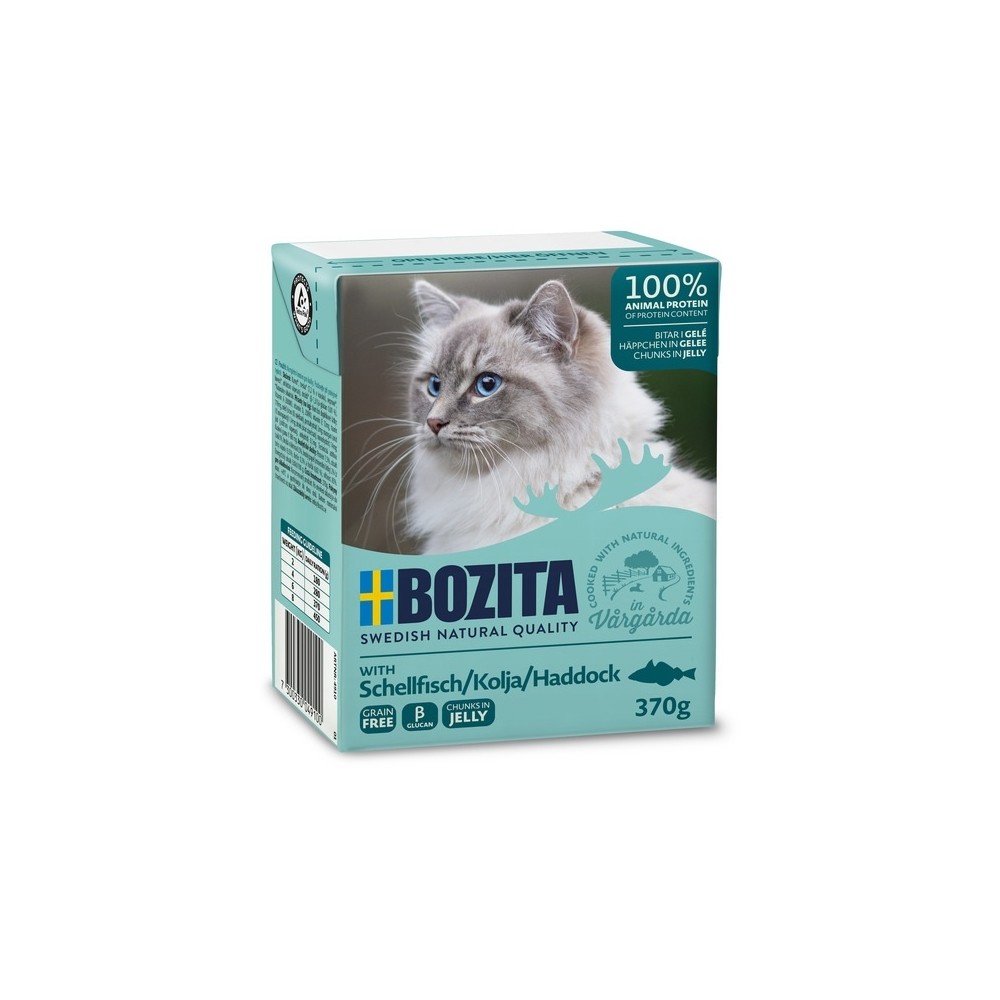 Bozita kassikonserv Haddock in Jelly 370g