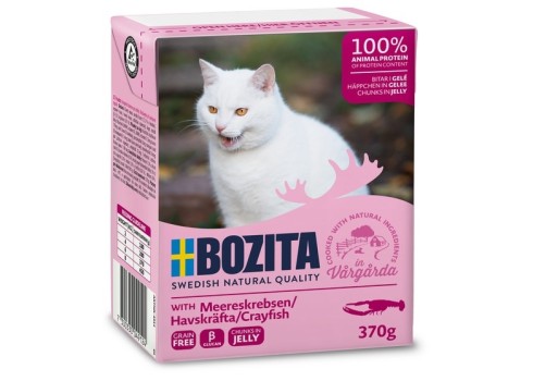 Bozita kassikonserv Crayfish in Jelly 370g