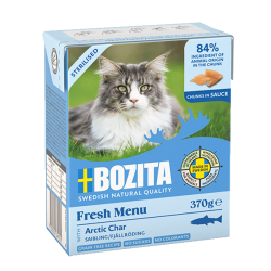 Bozita kassikonserv Sterilised Chunks in Sauce with Char 370g