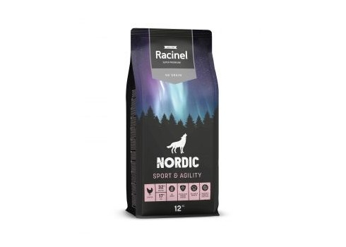 Racinel koeratoit kanalihaga Sport/Agility koertele 12kg
