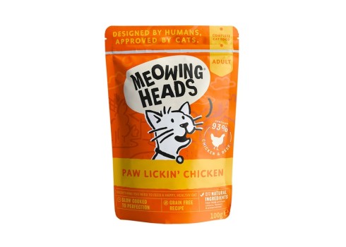Meowing Heads Paw Lickin kassi einekotike kanaga 100 g