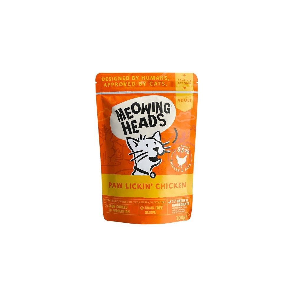 Meowing Heads Paw Lickin kassi einekotike kanaga 100 g