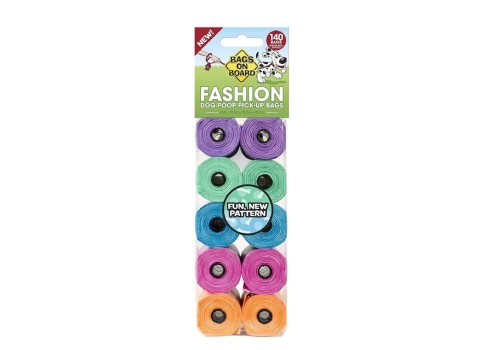 Bags on Board hügieenikotid, värvilised, 140 tk